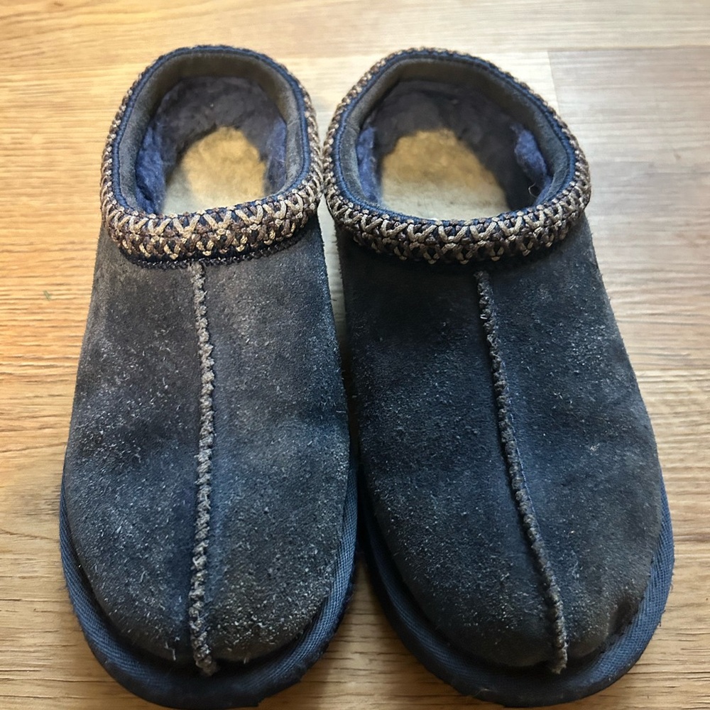 Ugg Blue Suede Slippers